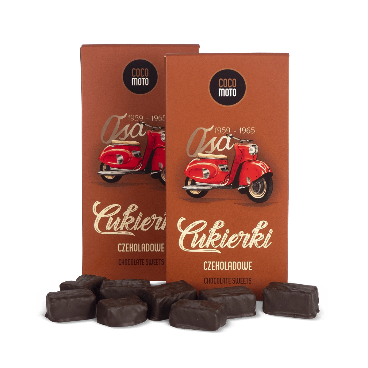 CocoMoto – cukierki czekoladowe 125 g – Osa | Słodycze Coco